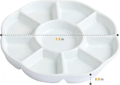 Meeden Porseleinen Verfpalet 9 Wells - 19 cm