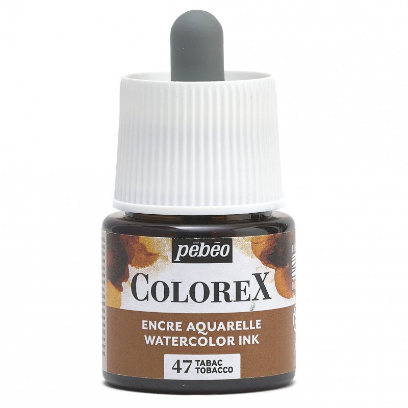Pebeo Colorex Aquarelltinte 45 ml - 47 - Tabak