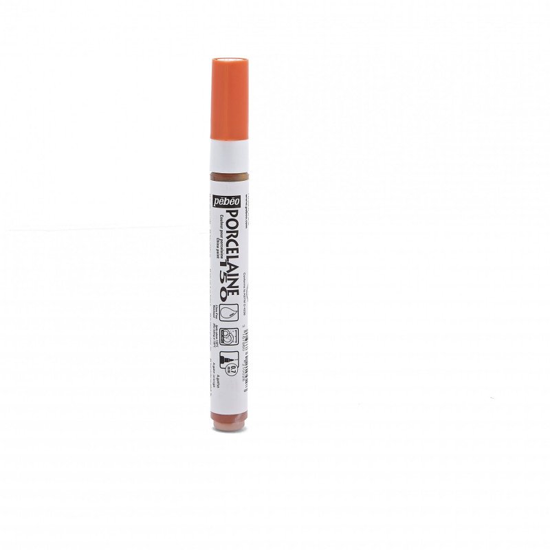 Pebeo Porcelaine 150 Marker Fine Tip 0.7 mm - Agate Orange