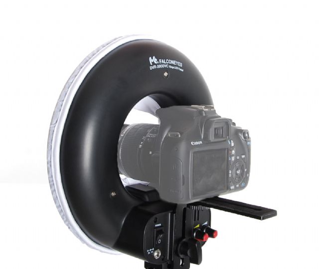 Falcon Eyes Bi-Color LED Ringlampe Dimmbar DVR-300DVC auf 230V — 5