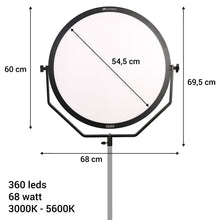 Falcon Eyes Bi-Color LED Lampe Sophiez SO-68TD auf 230V — 2