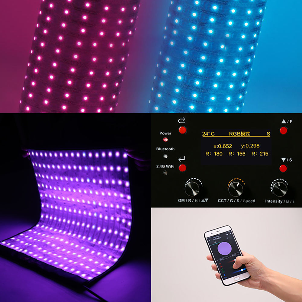 Falcon Eyes Flexibel RGB LED Paneel RX-836-K1 112x46,5 cm — 5