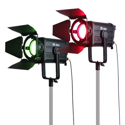 Falcon Eyes RGB LED Fresnel Spot Dimmbar DM4 400W — 2