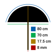 Falcon Eyes Reflexschirm UR-32T Diffuß Weiß 80 cm — 2