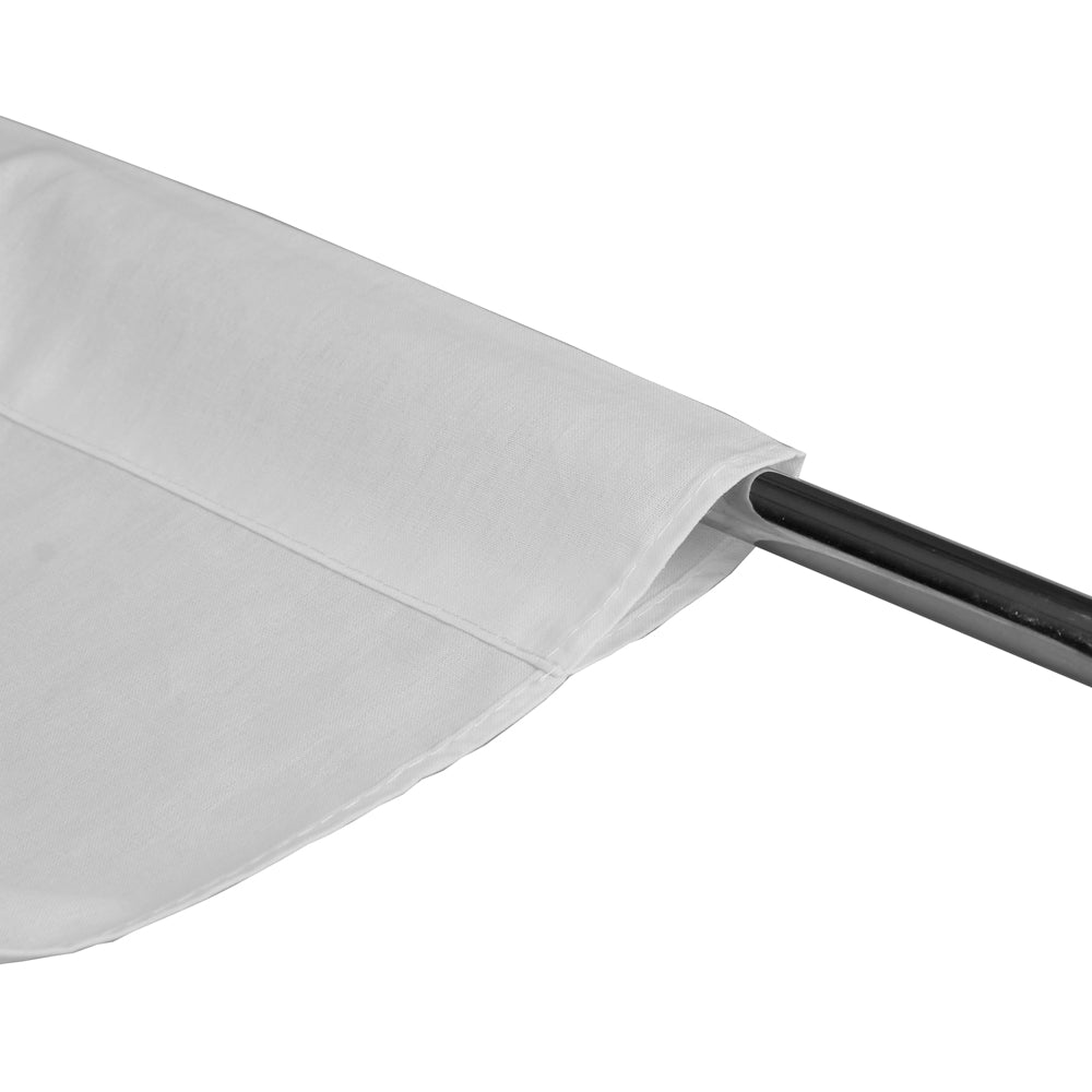 Falcon Eyes Hintergrund Stoff 1,5 x 2,8m Weiß — 2