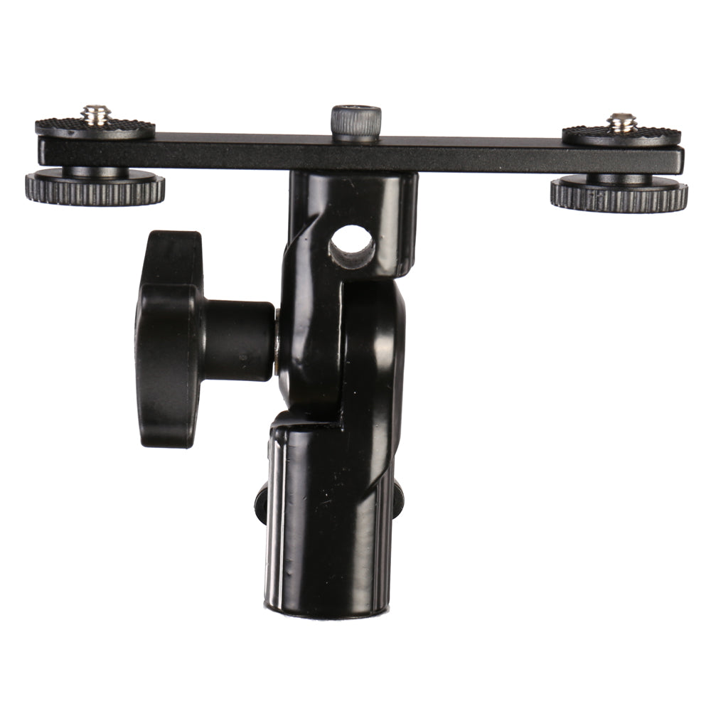 Falcon Eyes Twin Mount Tilting Bracket + 2 x Blitzschuh CLD-14A — 3