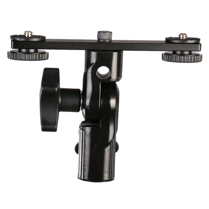 Falcon Eyes Twin Mount Tilting Bracket + 2 x Blitzschuh CLD-14A — 3