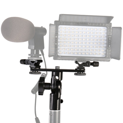 Falcon Eyes Twin Mount Tilting Bracket + 2 x Blitzschuh CLD-14A — 4