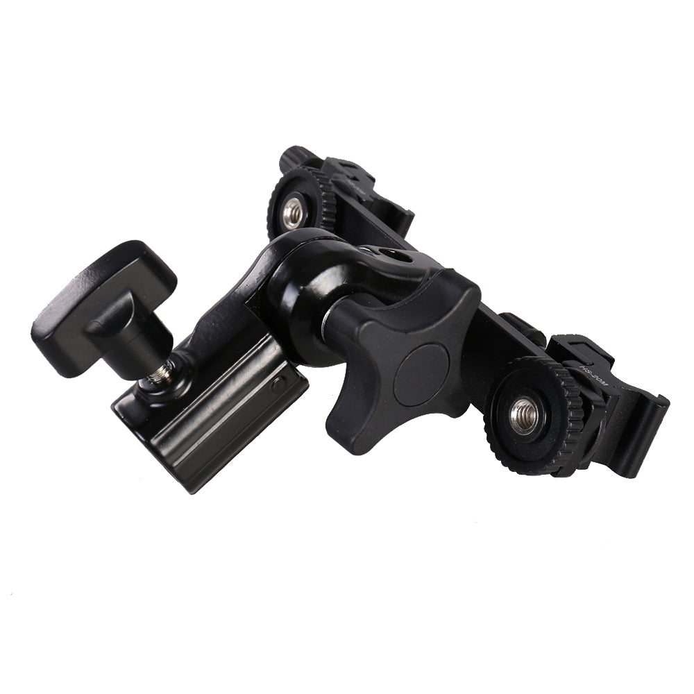 Falcon Eyes Twin Mount Tilting Bracket + 2 x Blitzschuh CLD-14A — 5