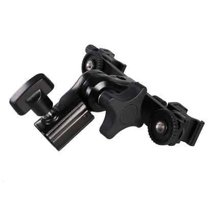 Falcon Eyes Twin Mount Tilting Bracket + 2 x Blitzschuh CLD-14A — 5