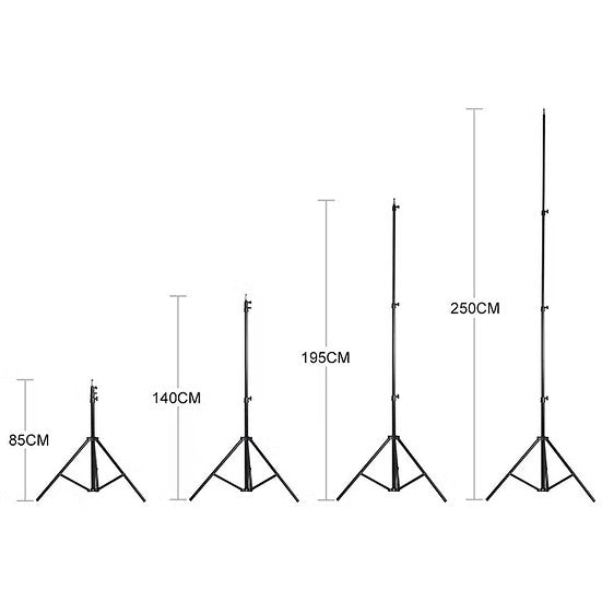 Falcon Eyes Lampenstativ I-2501 82-250 cm — 3