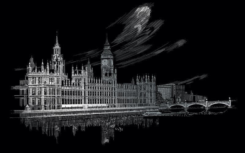 R&L Engraving Art A3 Famous Places