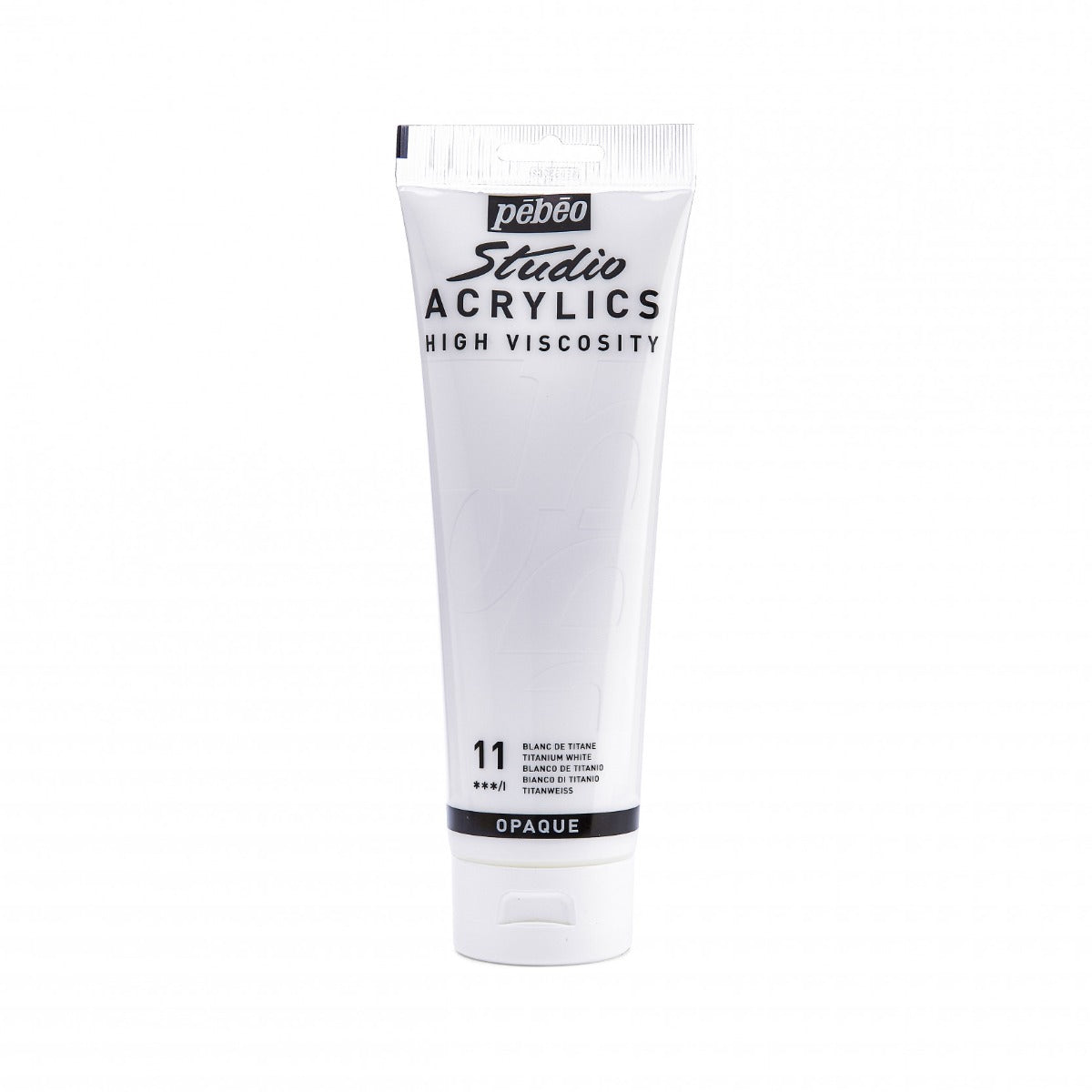 Pebeo Studio Acrylfarbe 250 ml - Titanium White