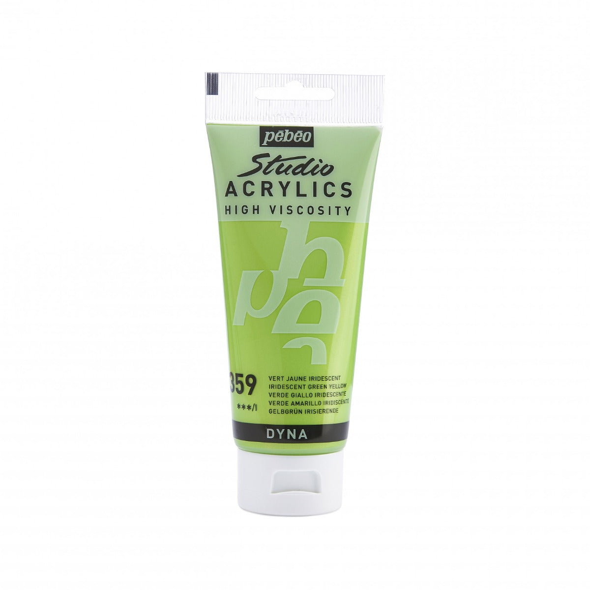 Pebeo Studio Acrylfarbe 100 ml - 359 - Iridescent Green Yellow