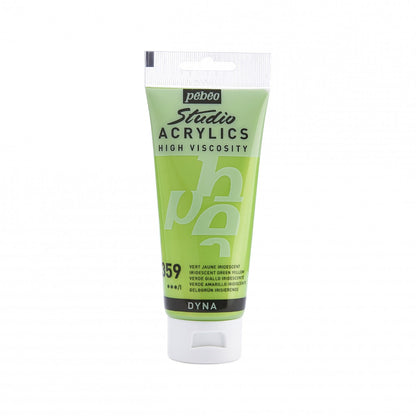 Pebeo Studio Acrylfarbe 100 ml - 359 - Iridescent Green Yellow