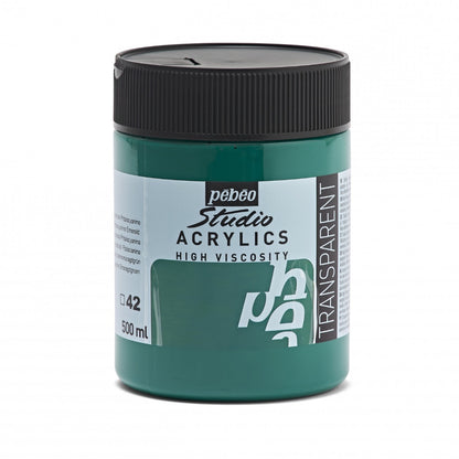 Pebeo Studio Acrylverf 500 ml - 42 - Phtalocyaansmaragdgroen
