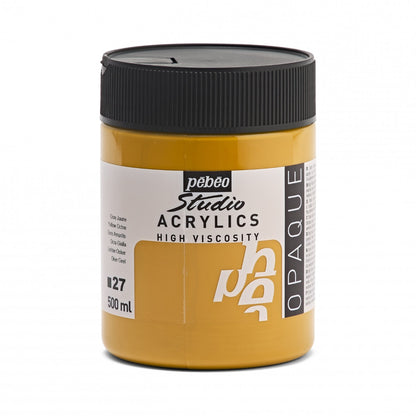 Pebeo Studio Acrylfarbe 500 ml - 27 - Gelber Ocker