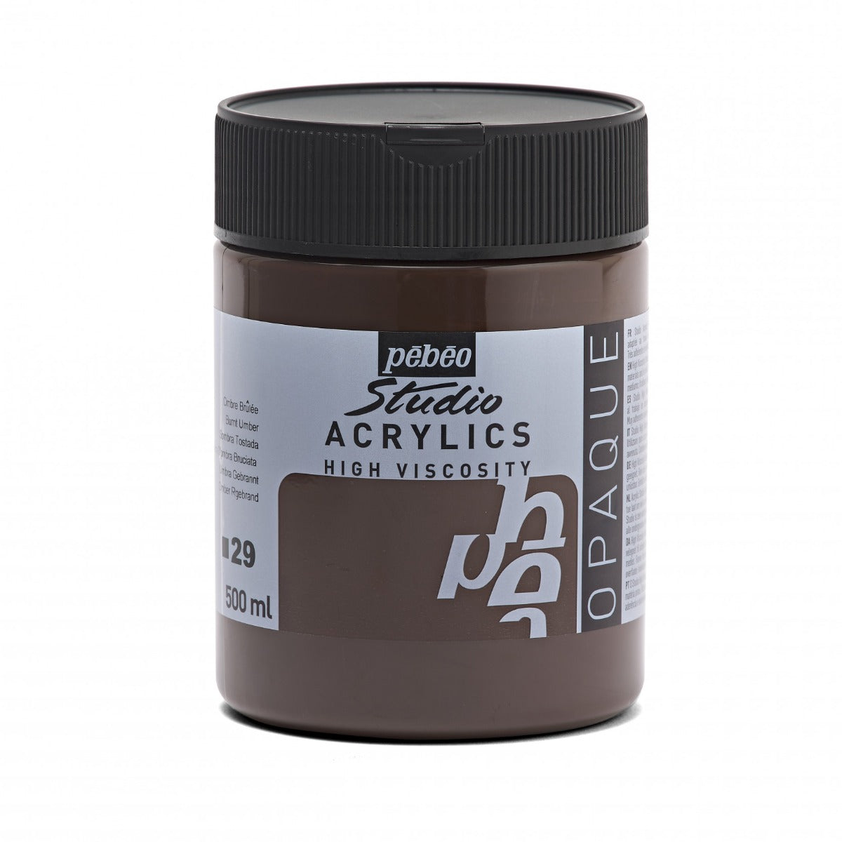 Pebeo Studio Acrylverf 500 ml - 29 - Omber Gebrand