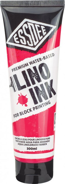 Essdee Block Printing Ink 300 ml - Fluoreszierend Rot