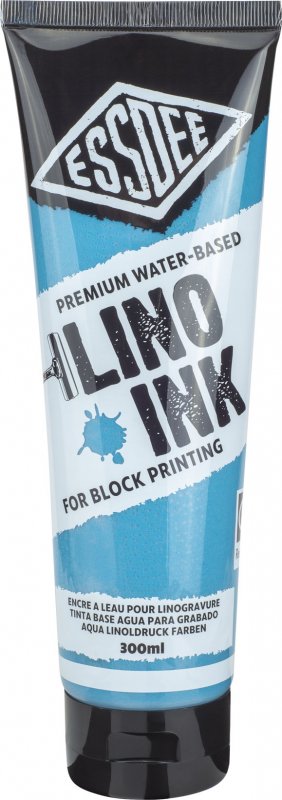 Essdee Block Printing Ink 300 ml - Fluoreszierend Blau
