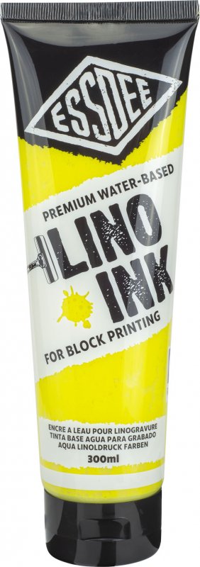 Essdee Block Printing Ink 300 ml - Fluoreszierend Gelb
