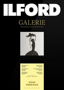 Ilford Fotopapier Galerie Fibre Rag 270g 13x18 cm 50 Blatt