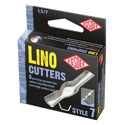 Essdee Linolschnittklingen, 5-teilige Box - Nr. 7
