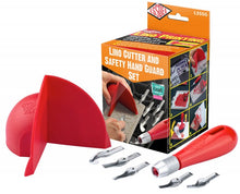 Essdee Linolschnittset mit Handschutz