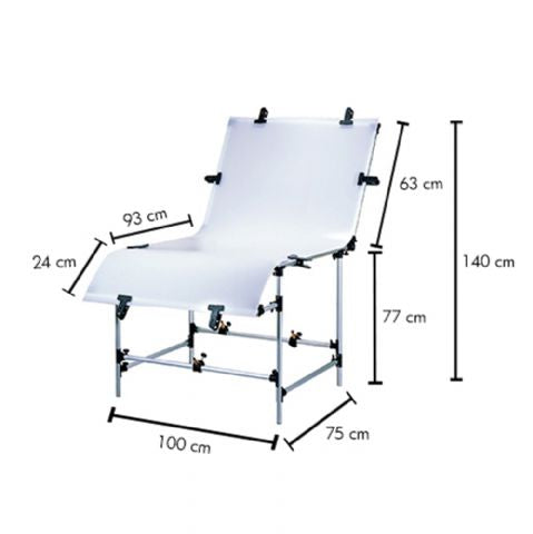 Linkstar Aufnahmetisch B-1020 100x200 cm — 2