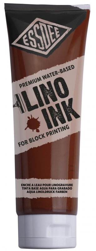 Essdee Block Printing Ink 300 ml - Gebrannte Siena