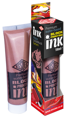 Essdee Premium Metallic Block Printing Ink 100 ml - Metall Bronze