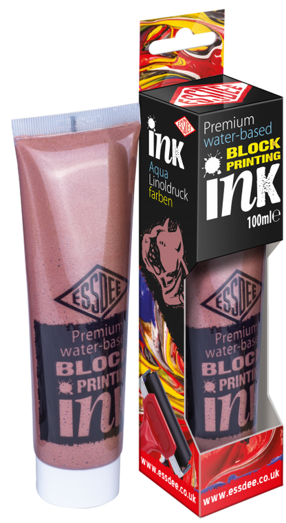 Essdee Premium Metallic Block Printing Ink 100 ml - Metall Bronze