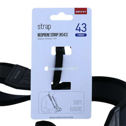Matin Trageriemen de Luxe Gerade Neoprene 43 mm M-6753H — 5