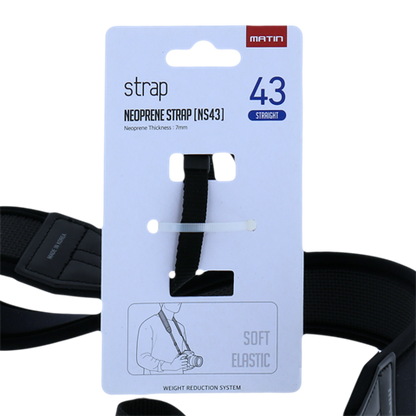 Matin Trageriemen de Luxe Gerade Neoprene 43 mm M-6753H — 5