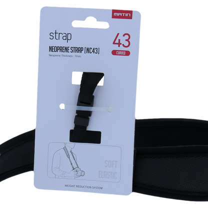 Matin Trageriemen de Luxe Rund Neoprene 43 mm M-6780H — 3