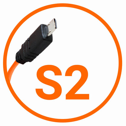 Miops Kamera Verbindungskabel Sony S2 Orange