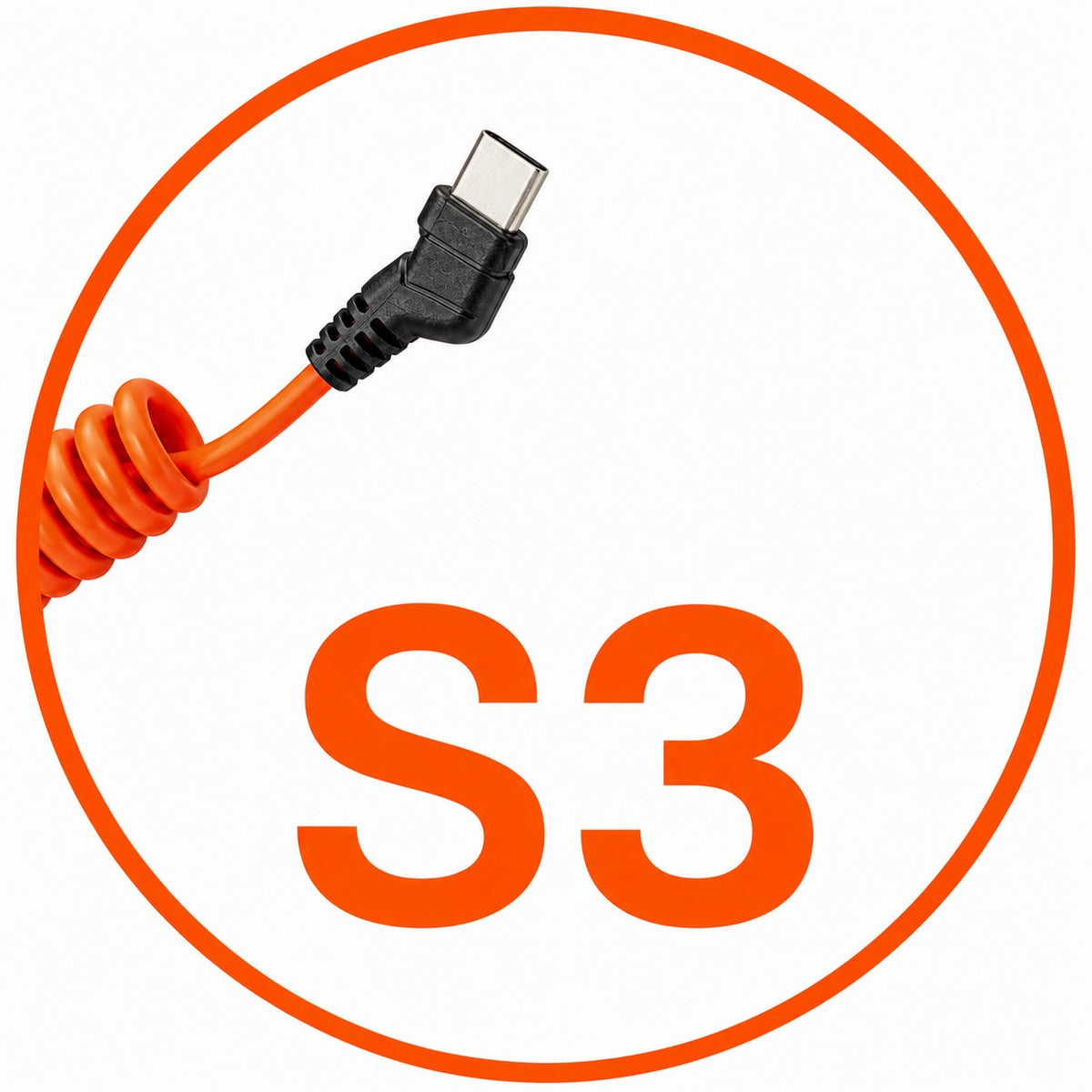 Miops Kamera Verbindungskabel Sony S3 Orange