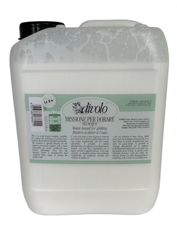 Divolo Vergolderleim Mixtion auf Wasserbasis - 25 L
