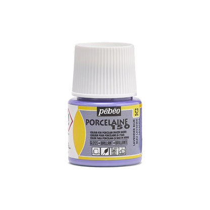 Pebeo Porcelaine 150 Porzellanfarbe 45 ml - 52 - Lavendelblauw