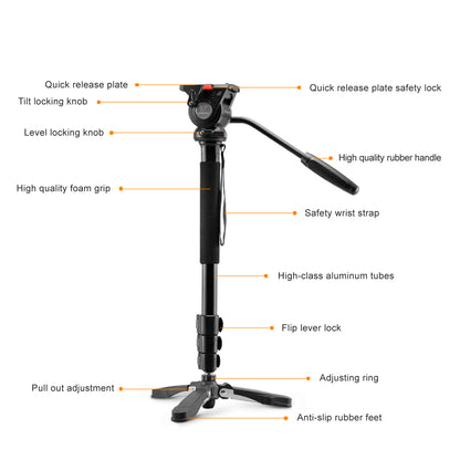 Nest Video Monopod NT-329M H145 cm — 2