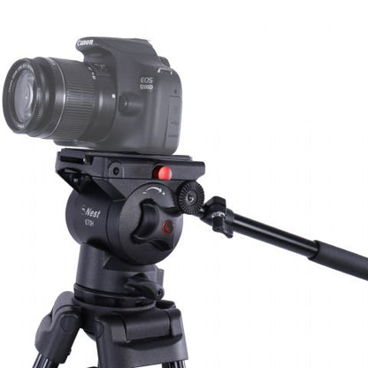 Nest Video Stativ NT-670 + Fluidgedämpfter Kopf — 4