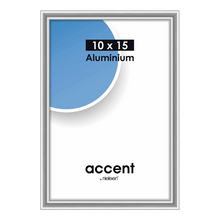 Nielsen Bilderrahmen 51223 Accent Glänzend Silber 10x15 cm