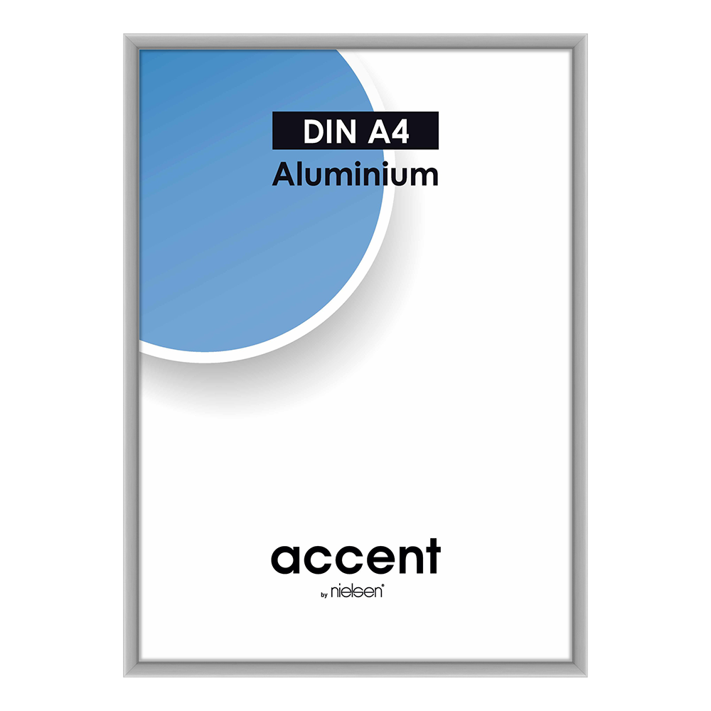 Nielsen Bilderrahmen 52124 Accent Matt Silber 21x29,7 cm