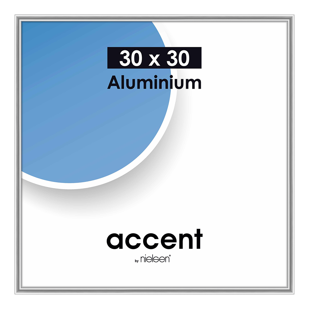 Nielsen Bilderrahmen 54124 Accent Matt Silber 30x30 cm