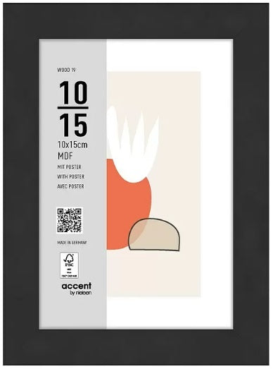 Nielsen Bilderrahmen 5411126 Super 8 Schwarz 10x15 cm
