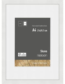 Nielsen Bilderrahmen 6321101 Skava Weiss A4 21 x 29,7 cm