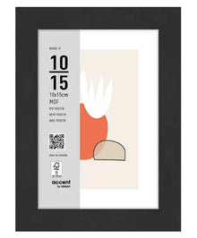 Nielsen Bilderrahmen 3211201 Wood 19 Schwarz 10x15 cm