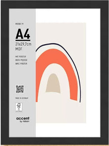 Nielsen Bilderrahmen 3221201 Wood 19 Schwarz 21x29,7 cm