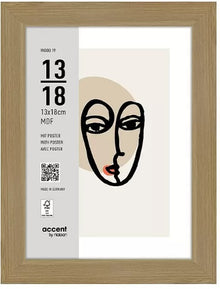 Nielsen Bilderrahmen 3232204 Wood 19 Natur 13x18 cm
