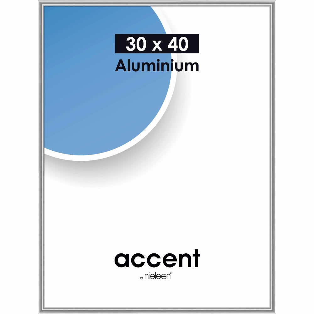 Nielsen Bilderrahmen 52539 Accent Weiß Glänzend 40x50 cm